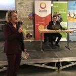 Michael Stora, psychologue et psychanalyste et Catherine Gozzi, présidente du Conseil Local de Santé mentale (CLSM) Franco Basaglia et 2e adjointe au Maire de la Ville de Quetigny, déléguée à la solidarité.