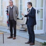 Dr Pierre BESSE (Chef du Pôle C de psychiatrie de l’enfant et de l’adolescent) et Vincent DANCOURT (Maire de Genlis)