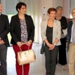 Médailles du travail 2019 et départs en retraite Dr Christophe AVENA, Emmanuelle COINT, Danielle DARFEUILLE, membres du conseil de surveillance et Dr Gérard MILLERET, président de la Commission Médicale d’Etablissement.