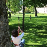 la tyrolienne (avec Acro’Mania)