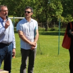 Jean-Yves Pian (Président du Conseil de Surveillance du CH La Chartreuse), François Martin (nouveau Directeur du CH La Chartreuse) et le Dr Muriel Roy (chef du Pôle A)