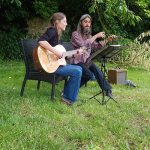 Alexandra David (guitare classique) et Thomas Jacquot (scie musicale) Alexandra David (guitare classique) et Thomas Jacquot (scie musicale)