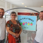 Frédéric VOILQUE, Claire DURANTE et Philippe SIRE - Vernissage de l'exposition "Gourmandises en compagnie"