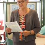Hélène Buret, aumônière au CH La Chartreuse - Vernissage de l'exposition "Gourmandises en compagnie"