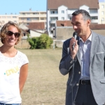 Autour d'un ballon de football : 15e édition Emilie HONIAT et François MARTIN Directeur du CHLC