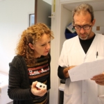 Le tabac, on arrête ensemble au CHLC ! Sylvie Walch, diététicienne et Serge Brinas, Kinésithérapeute au CHLC Dijon