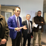 Jean-Yves PIAN, Président du Conseil de Surveillance, François MARTIN, Directeur du CHLC Dr Gérard MILLERET, Président de la CME, Dr Yves BEAUVALOT, psychiatre et Edith PUGLIERINI, représentante de l’ARS (Agence Régionale de Santé) BFC, Jean-Yves PIAN, Président du Conseil de Surveillance, François MARTIN, Directeur du CHLC Dr Gérard MILLERET, Président de la CME, Dr Yves BEAUVALOT, psychiatre et Edith PUGLIERINI, représentante de l’ARS (Agence Régionale de Santé) BFC,