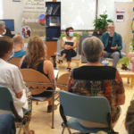 Dr Muriel Roy et Jérôme Thomas Caf&doc Le projet cirque Lili au CHLC