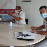 Signature convention Maison d'accueil hospitalière Dijon Bourgogne avec le cHLC Signature convention Maison d'accueil hospitalière Dijon Bourgogne avec le cHLC