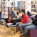 Dr Audrey PINGAUD, cheffe de Pôle, Quentin DEFAUT, Hélène GOGUEY, Juliette GROSFILLEY, Christophe MONTOYA, Caf&Doc' | L'EMR : Équipe Mobile Ressources au CHLC