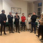 Dr Ophélie GRANON, François MARTIN, Directeur du CHLC, Jacques-François COIQUIL, le Maire d’Auxonne, Emmanuelle COINT, présidente du Conseil de Surveillance et représentant le Président du Conseil Départemental, Philippe TAUPIN, IPA et Dr Samuel MOULARD. Dr Ophélie GRANON, François MARTIN, Directeur du CHLC, Jacques-François COIQUIL, le Maire d’Auxonne, Emmanuelle COINT, présidente du Conseil de Surveillance et représentant le Président du Conseil Départemental, Philippe TAUPIN, IPA et Dr Samuel MOULARD.