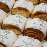 Croissants floqués par le Pain pour demain - 1er Congrès de réhabilitation psychosociale à Dijon