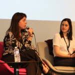Hana LEVY-SOUSSAN, chargée de la canopée de la Maison Perchée Paris, Julie LIEGEON, PTSM21 CHLC Dijon -1er Congrès de réhabilitation psychosociale à Dijon