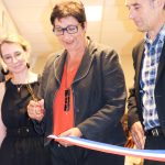 Mme Emmanuelle COINT et M. François MARTIN inaugurent le C2RB