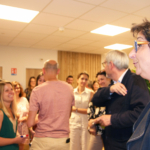 Inauguration du C2RB avec Juliette MARTIN, cheffe du Pôle de Réhabilitation et Emmanuelle Coint, présidente du Conseil de Surveillance du CHLC