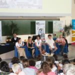 Penser la complémentarité et la créativité avec les jeunes... avec Jérome THOMAS de la Compagnie Jérôme Thomas, L.MATHIEU ( MDAP21), I.BEZIADE QUEILLE (La Minoterie) D.WALLIANG, MDAP21 12èmes journées nationales des MDA - CHLC - 2023