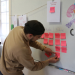 Les jeunes ont été amenés à travailler sur leurs émotions actuelles et futures. Les jeunes ont été amenés à travailler sur leurs émotions actuelles et futures.