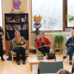 Laure ALEXANDRE-DUBAND, responsable des services Communication et Documentation, Edwige GREGOIRE, médiateur non médical, Charlotte GIRAULT, juriste-chargée des relations avec les usagers et le Dr Jacqueline LAVAULT, médiateur médical - Caf&doc' "De la réclamation à la médiation" Laure ALEXANDRE-DUBAND, responsable des services Communication et Documentation, Edwige GREGOIRE, médiateur non médical, Charlotte GIRAULT, juriste-chargée des relations avec les usagers et le Dr Jacqueline LAVAULT, médiateur médical - Caf&doc' "De la réclamation à la médiation"