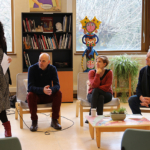 Elsa MAITROT, chargée de communication - Christophe LABROSSE, cadre de santé et référent au comité culturel - Catherine MONGIN, administratrice Cie Jérôme Thoimas (Cirque Lili) et Alain VASSEUR, président d'Itinéraire Singulier Elsa MAITROT, chargée de communication - Christophe LABROSSE, cadre de santé et référent au comité culturel - Catherine MONGIN, administratrice Cie Jérôme Thoimas (Cirque Lili) et Alain VASSEUR, président d'Itinéraire Singulier