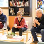 Christophe LABROSSE, cadre de santé et référent au comité culturel - Catherine MONGIN, administratrice Cie Jérôme Thoimas (Cirque Lili) et Alain VASSEUR, président d'Itinéraire Singulier Christophe LABROSSE, cadre de santé et référent au comité culturel - Catherine MONGIN, administratrice Cie Jérôme Thoimas (Cirque Lili) et Alain VASSEUR, président d'Itinéraire Singulier