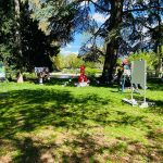 L'exposition est visible jusqu'au 19 mai devant la Grande Orangerie du Jardin de l'Arquebuse