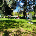 L'exposition est visible jusqu'au 19 mai devant la Grande Orangerie du Jardin de l'Arquebuse