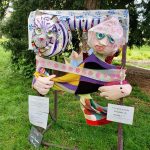 L'une des autres œuvres présentées au Jardin de l'Arquebuse