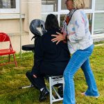 Olympiades 2024 au CHLC - Stand massage Olympiades 2024 au CHLC - Stand massage