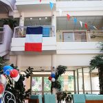 L'EHPAD a été décoré aux couleurs de la France