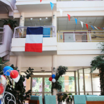 L'EHPAD a été décoré aux couleurs de la France