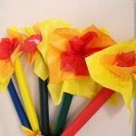 Les flammes olympiques créées par les résidents