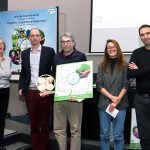De gauche à droite : Nathalie Conan-Mathieu (représentante FHF), J-F Denize (Biodiversanté), Valéry Pain (CHLC), Alice Duquesnoy-Mitjavila (chargée de mission OFB) et Jonathan Flandin (directeur ARB Ile de France) De gauche à droite : Nathalie Conan-Mathieu (représentante FHF), J-F Denize (Biodiversanté), Valéry Pain (CHLC), Alice Duquesnoy-Mitjavila (chargée de mission OFB) et Jonathan Flandin (directeur ARB Ile de France)
