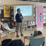 Bérénice BRES, Coordinatrice régionale des ambassadeurs Mon Espace Santé en Bourgogne - Franche - Comté, Annelyse ROUGER, Chargée de mission Ségur - Santé numérique, Anne TAILLARD, Directrice des Ressources Humaines et de la Formation Continue, et enfin, Arnaud BARBÉ, chargé de projet e-learning et ambassadeur Mon Espace Santé