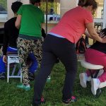 stand toucher-massage minute pour un moment de bien-être - 10e édition des Olympiades au CHLC stand toucher-massage minute pour un moment de bien-être - 10e édition des Olympiades au CHLC