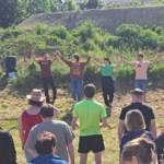 Echauffement 10e édition des Olympiades au CHLC Echauffement 10e édition des Olympiades au CHLC