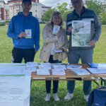 Sébastien PACCOUD, infirmier au C2RB, Laure ALEXANDRE-DUBAND, responsable documentation-communication et Frédéric ÉTIÉVANT, cadre supérieur de santé - Les Foulées Rouges : une mobilisation en faveur du sport santé