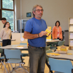 Valery Pain, responsable environnement du CHLC - Semaine des fleurs pour les abeilles Valery Pain, responsable environnement du CHLC - Semaine des fleurs pour les abeilles