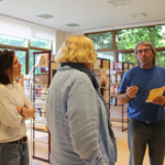 Valery Pain, responsable environnement du CHLC - Semaine des fleurs pour les abeilles Valery Pain, responsable environnement du CHLC - Semaine des fleurs pour les abeilles