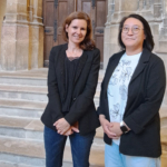 Emmanuelle JUAN, Directrice du CHLC et Anne FORGET - Journées Européennes du Patrimoine 2025 au CH La Chartreuse