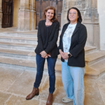Emmanuelle JUAN, Directrice du CHLC et Anne FORGET - Journées Européennes du Patrimoine 2025 au CH La Chartreuse