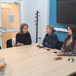 De gauche à droite : Emmanuelle JUAN, Julie Maillard, Juliette MARTIN et Auriane ANDRÉ. De gauche à droite : Emmanuelle JUAN, Julie Maillard, Juliette MARTIN et Auriane ANDRÉ.