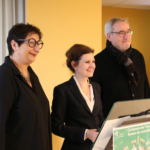 Emmanuelle COINT, présidente du Conseil de surveillance et première vice-présidente du Département de la Côte-d’Or - Emmanuelle JUAN, directrice du CHLC et le Dr Pierre BESSE, président de la Commission médicale d’établissement (CME) Emmanuelle COINT, présidente du Conseil de surveillance et première vice-présidente du Département de la Côte-d’Or - Emmanuelle JUAN, directrice du CHLC et le Dr Pierre BESSE, président de la Commission médicale d’établissement (CME)