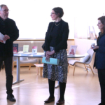 Dr Pierre BESSE, président CME du CHLC, Mathilde Marmier, directrice générale de l’ARS BFC et Emmanuelle Juan, directrice du CHLC Dr Pierre BESSE, président CME du CHLC, Mathilde Marmier, directrice générale de l’ARS BFC et Emmanuelle Juan, directrice du CHLC