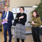 Xavier Crisnaire, directeur territorial de la Côte-d’Or, Mathilde Marmier, directrice générale de l’ARS BFC et Emmanuelle JUAN, directrice du CHLC Xavier Crisnaire, directeur territorial de la Côte-d’Or, Mathilde Marmier, directrice générale de l’ARS BFC et Emmanuelle JUAN, directrice du CHLC