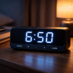 En semaine, le temps de sommeil moyen est de 6h50, soit 14 minutes de moins que l’an dernier. En semaine, le temps de sommeil moyen est de 6h50, soit 14 minutes de moins que l’an dernier.