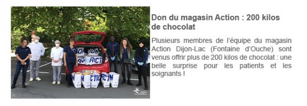 Don du magasin Action : 200 kilos de chocolat